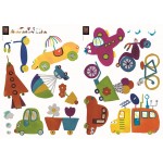 Funny Mechanics (2 sheets) - Decorative Stickers - Plage - BabyOnline HK